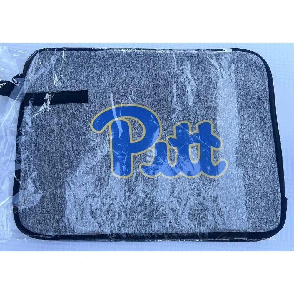 Pitt Panthers Laptop Sleeve 15” Gray Blue Gold University Pittsburgh New
